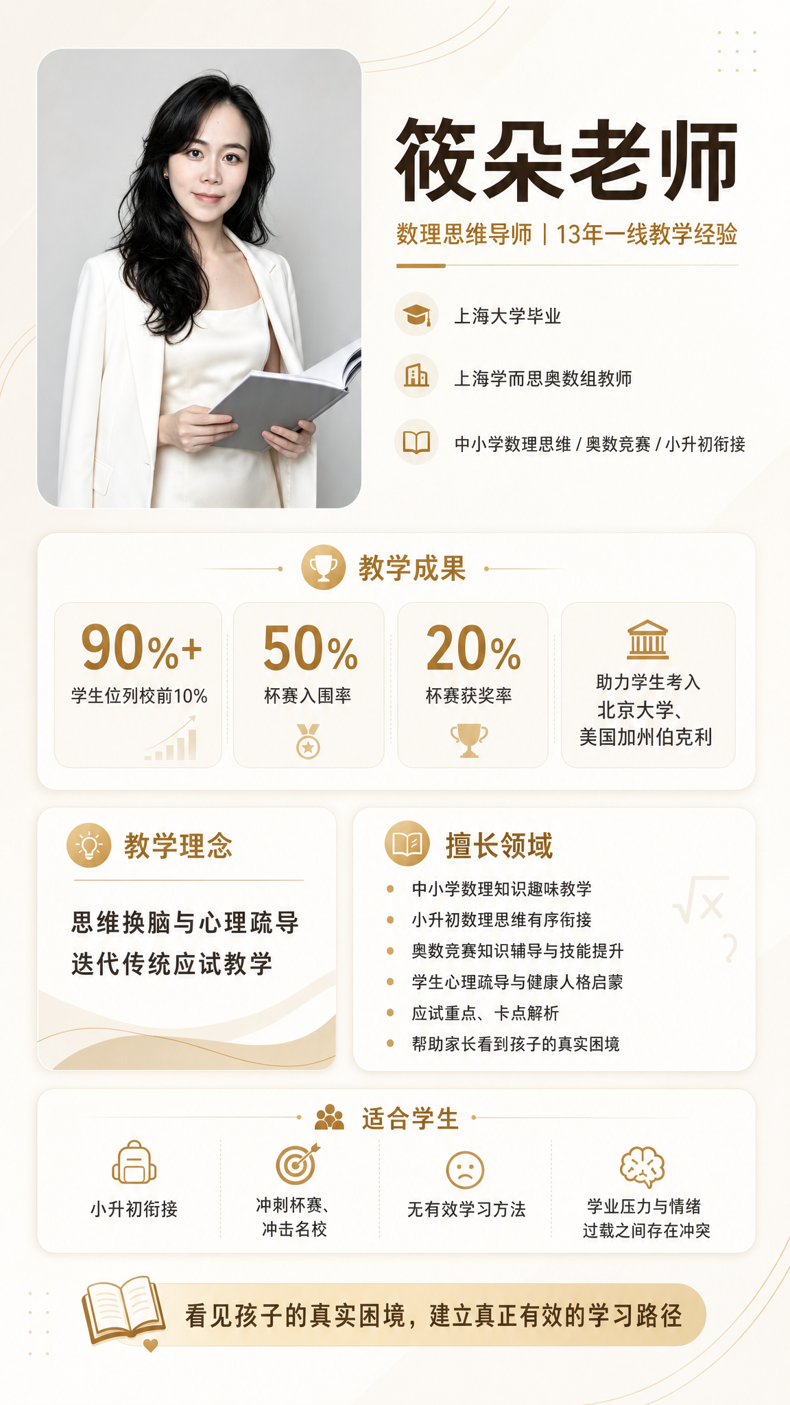 设计一张简洁大方高级的个人介绍长图海报，适合发微信群和朋友圈。… - 图片创意预览