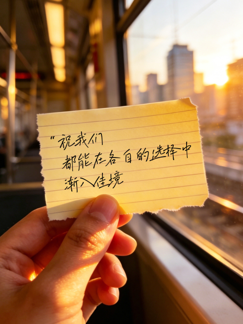 治愈风氛围感激励正能量文案实景感小红书封面预览效果