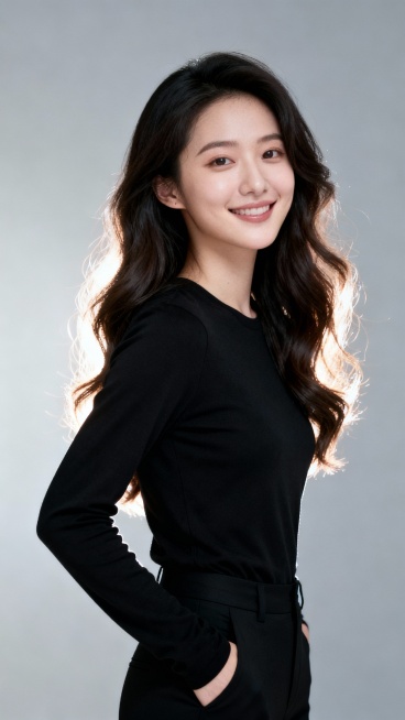 Create a professional headshot of a woman in her early 20s with fair skin tone. She should be wearin预览效果