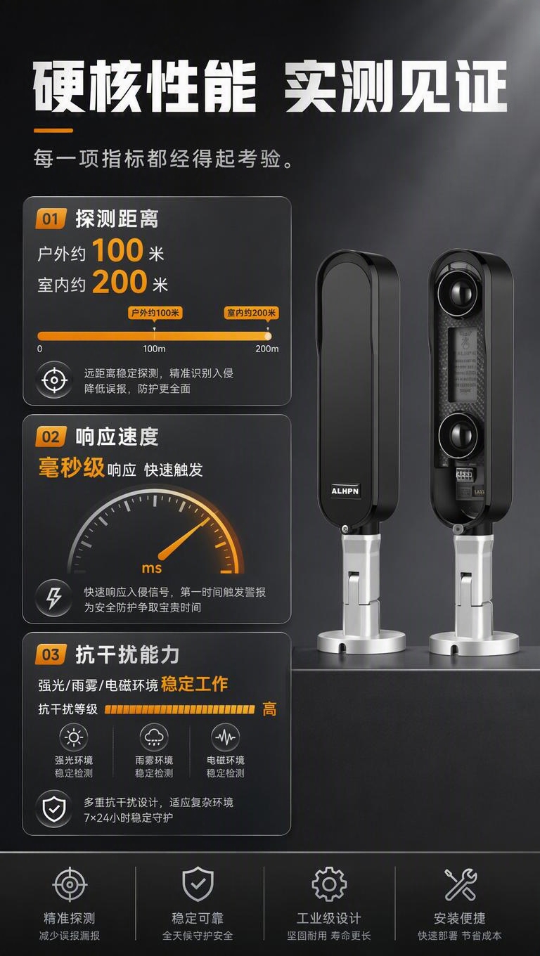 [商品] 使用【图1】一体化数码光电（2光束）有线对射探测器；… - 图片创意预览
