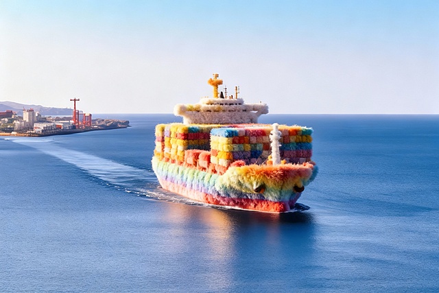 寒风瑟瑟的大海里，有一个这样的轮船就太赞了