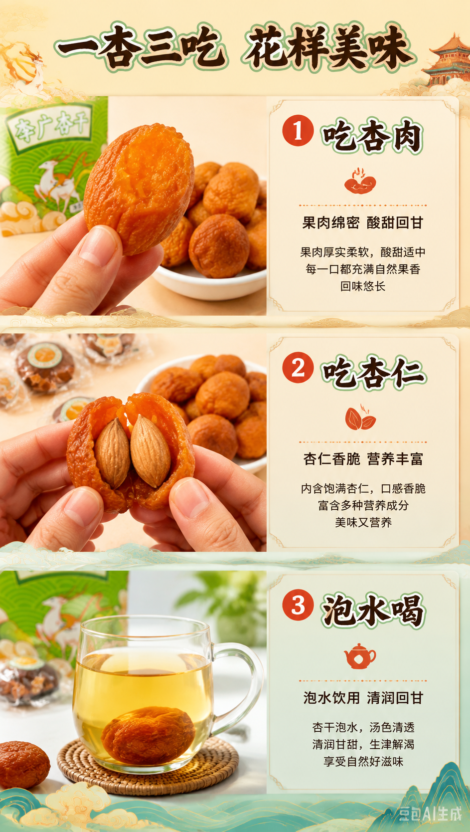 [商品] 使用【图5】碗装杏干图 + 【图1】独立小包装图；保… - 图片创意预览