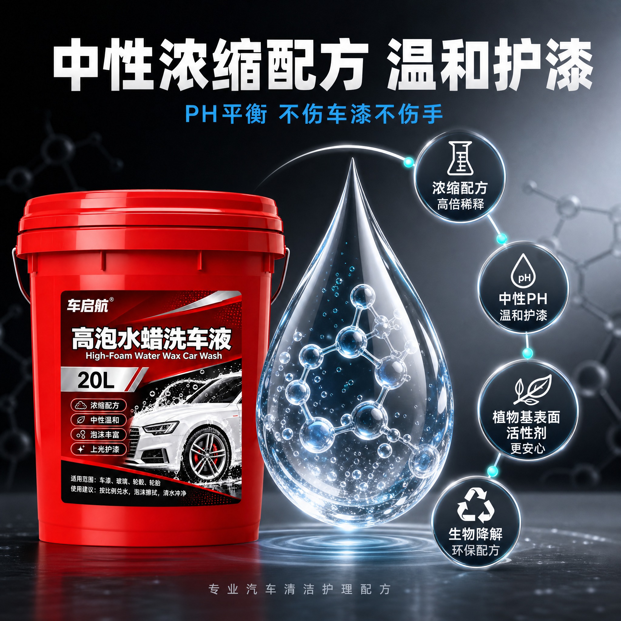 [主图-3] 配方优势 中性温和 专业品质细节图。淘宝品质风格… - 图片创意预览