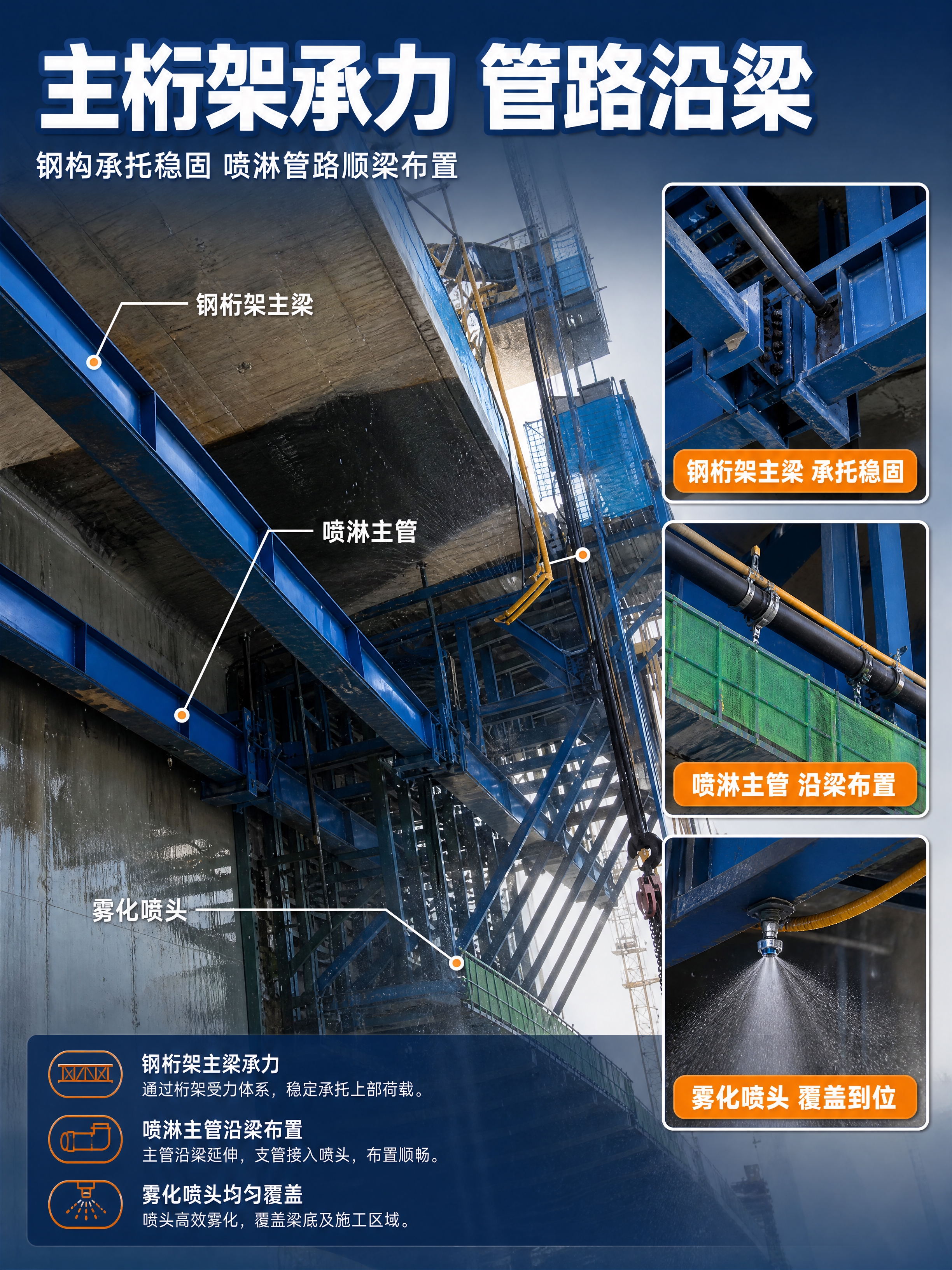 [商品] 使用【图1】【图9】蓝色钢桁架与梁底喷淋管路为主参考… - 图片创意预览