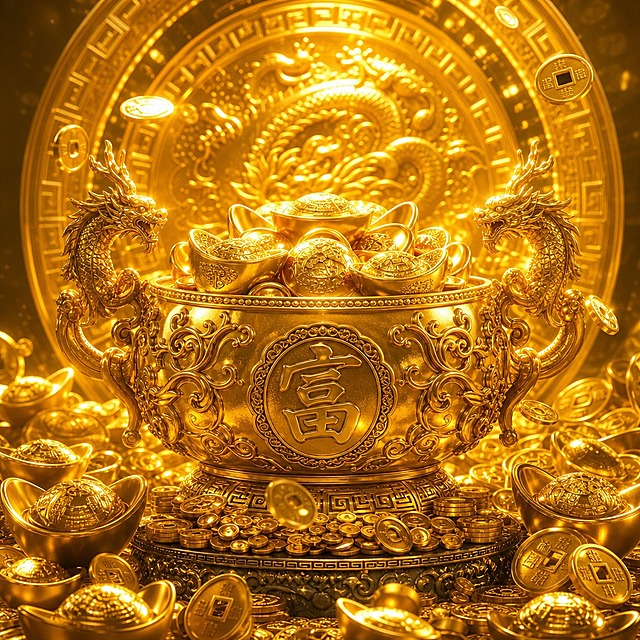 黄金主题的精美图像，闪耀的黄金质感，奢华高贵的金色光泽，精致的黄金元素，1:1正方形构图