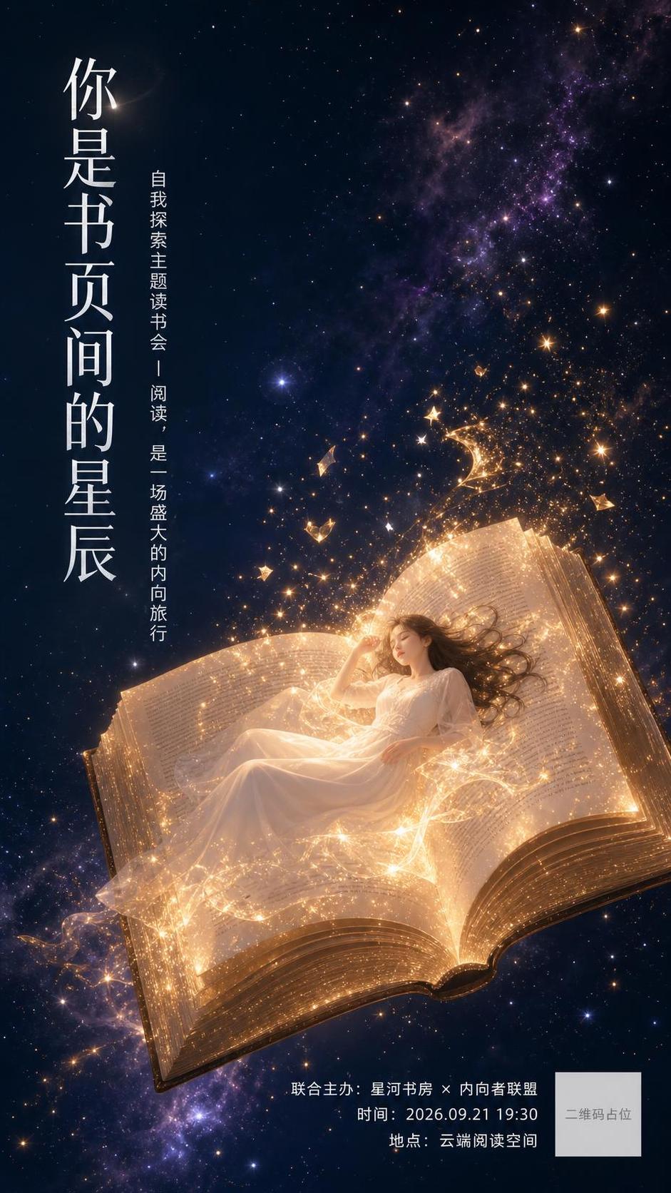 设计星尘墨香海报 - 图片创意预览