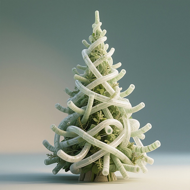 绿色环保圣诞树