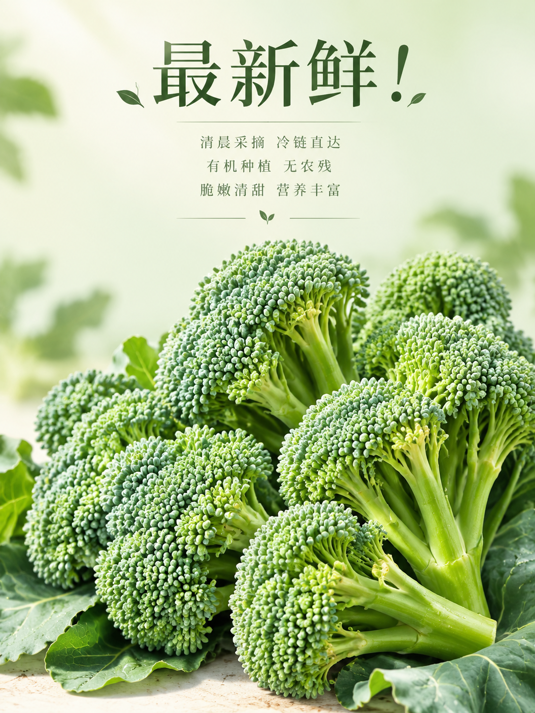 [主图-5 3:4] 最新鲜品质强调主图。 [统一基调] 极简… - 图片创意预览