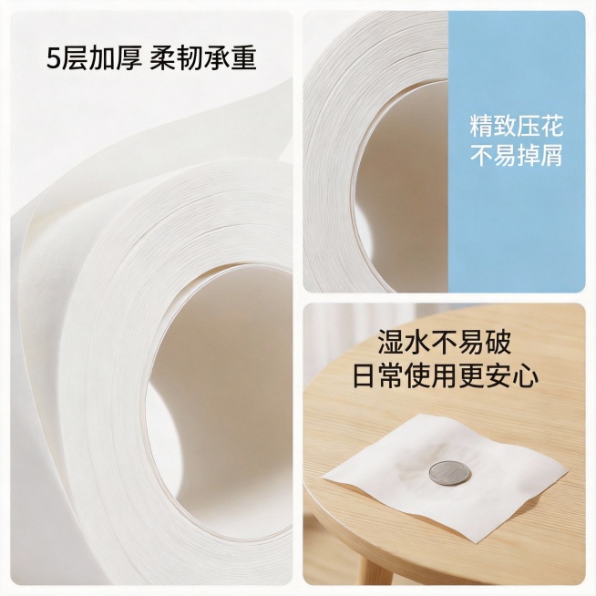 纸是无印花的 是白色的预览效果