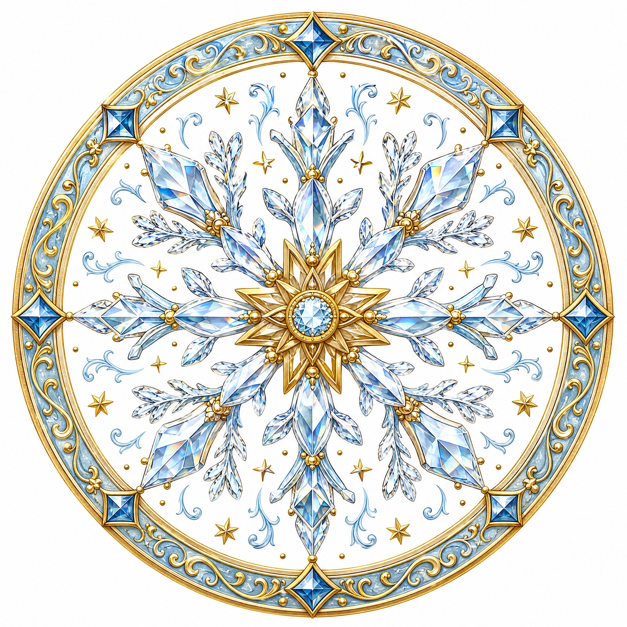 Christmas sticker, medieval ill… - 图片创意预览