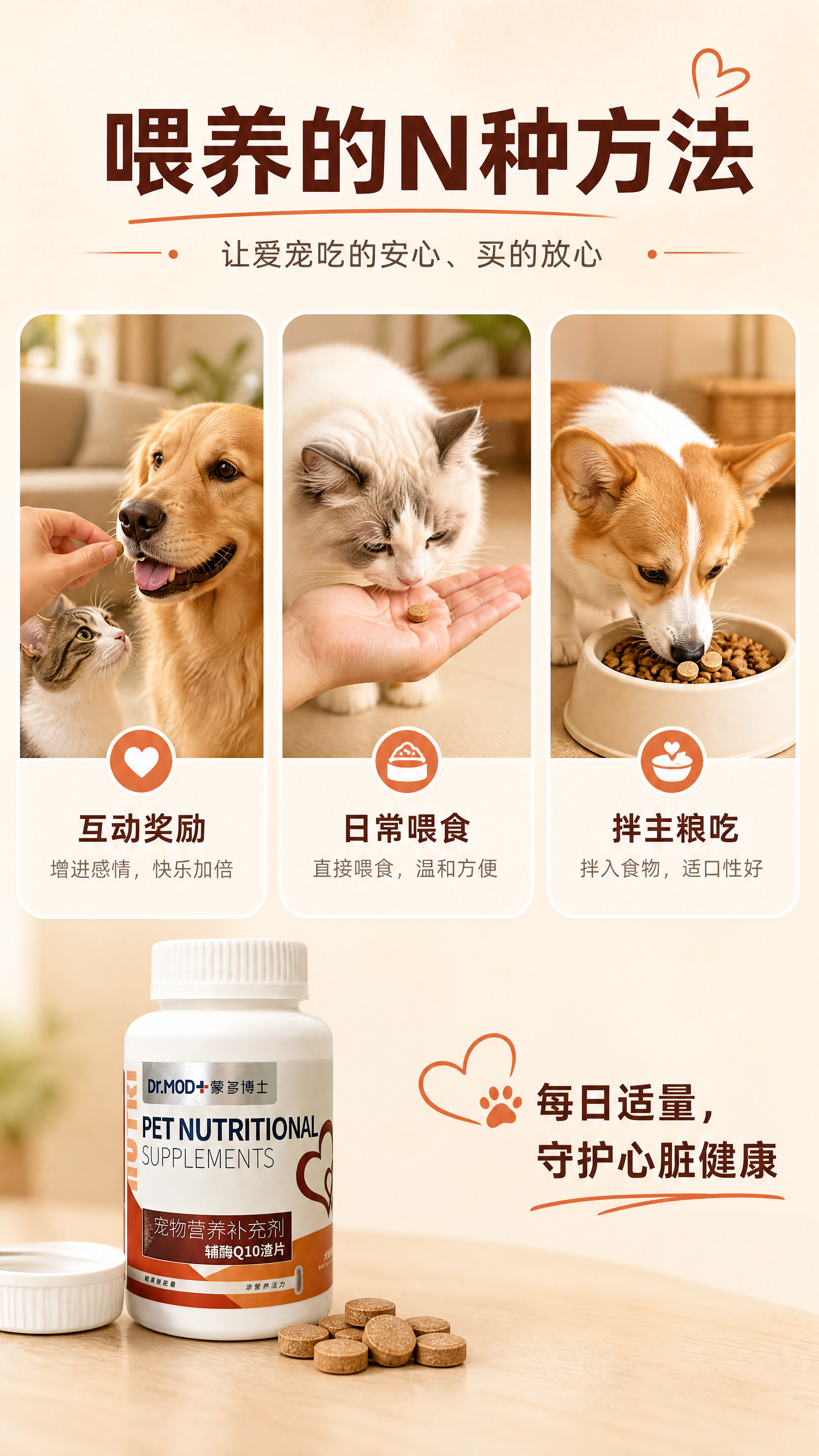 [商品] 使用【图1】Dr.MOD蒙多博士辅酶Q10宠物营养补… - 图片创意预览