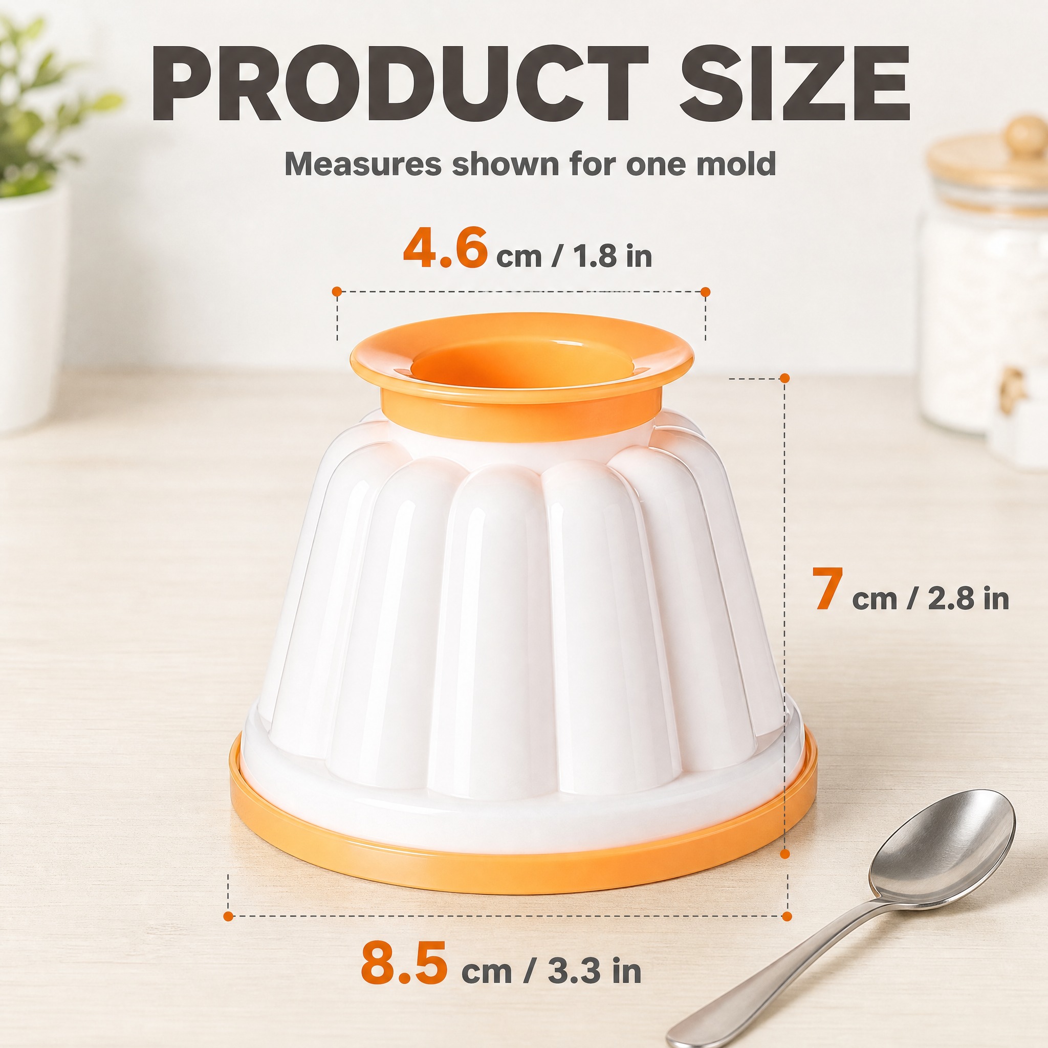 [主图-5] 8 Pcs Pudding Molds with… - 图片创意预览