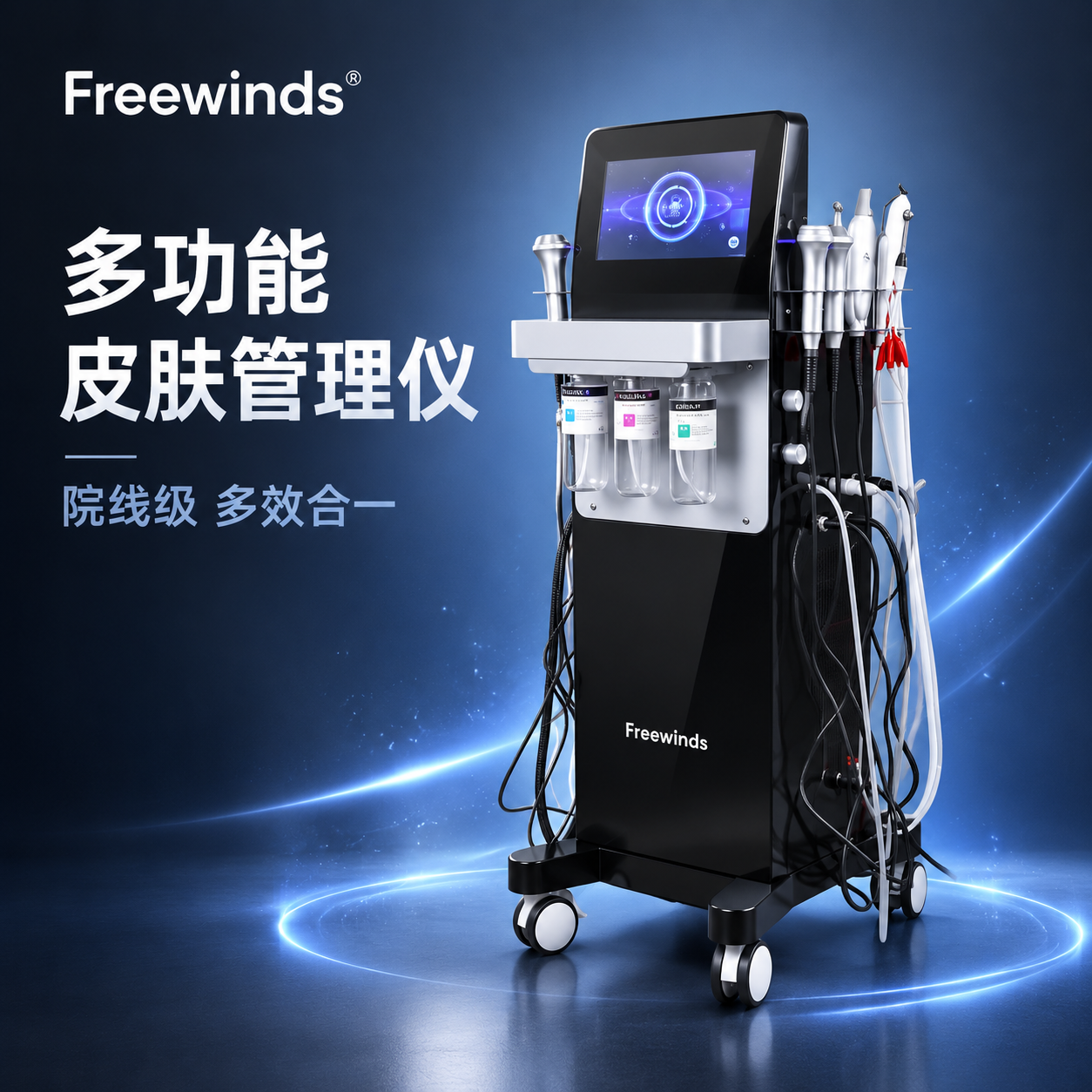 [主图-1] 商品识别与核心利益，展示Freewinds多功能… - 图片创意预览