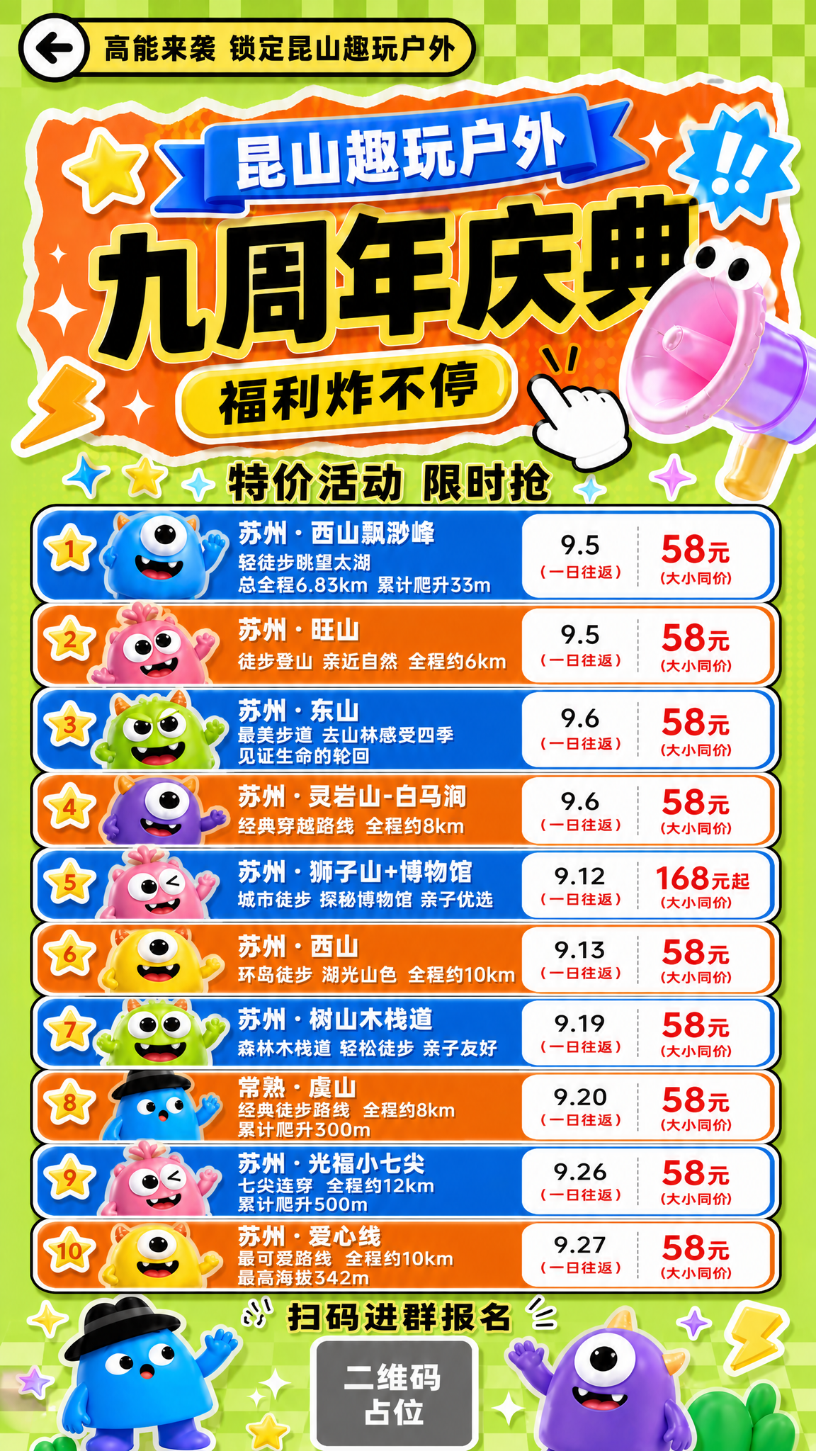严格保持第一张图的版式格式、卡通3D小怪兽风格、配色、布局结构… - 图片创意预览