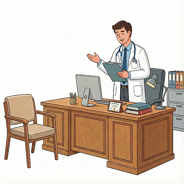 医生单独一人 去除其他