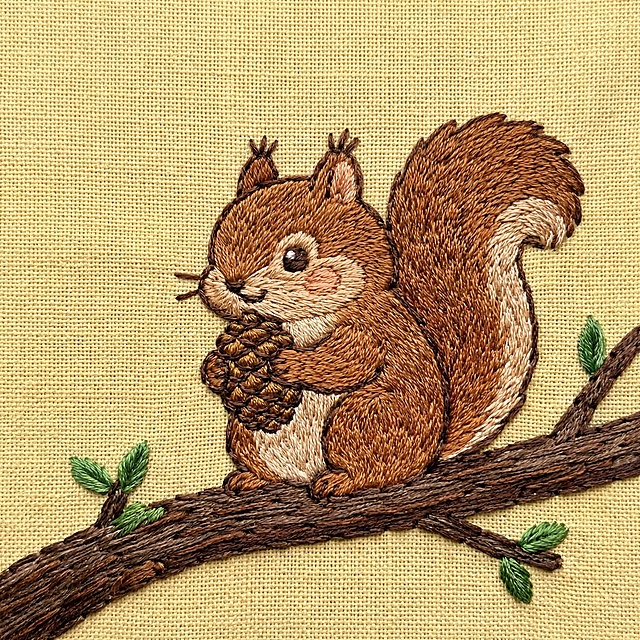 要有刺绣的质感