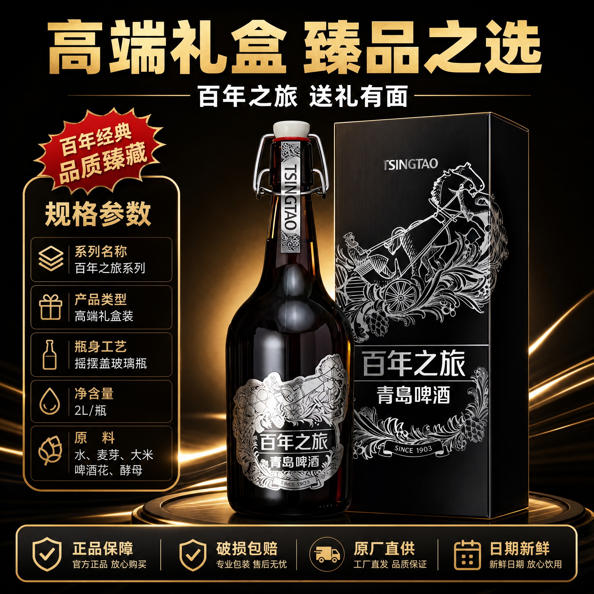 [主图-5] 规格服务：礼盒展示+服务承诺，促进下单转化。 [… - 图片创意预览