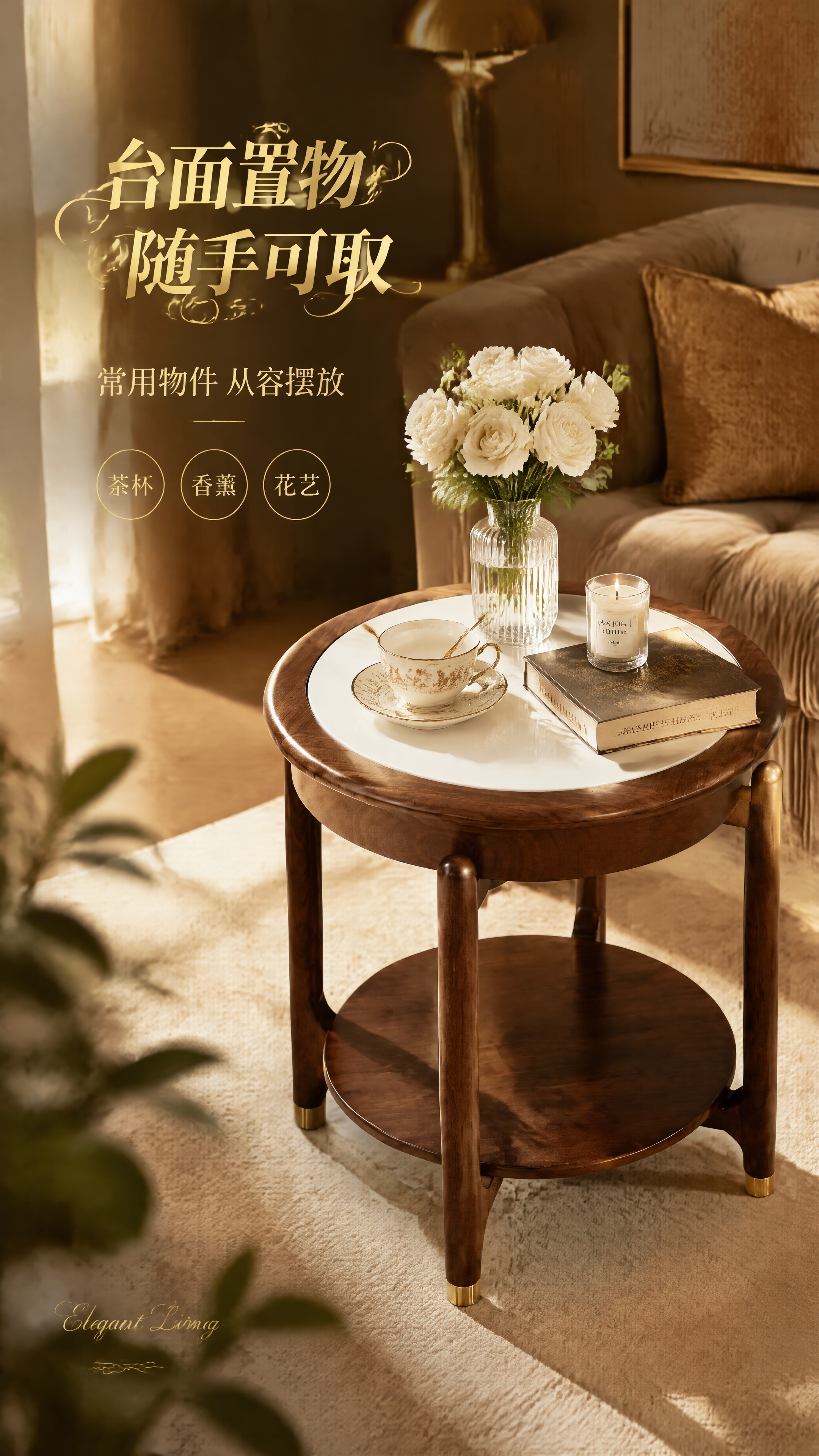 [第3张] 台面使用场景页-岩板台面摆放常用物件生活展示。本张… - 图片创意预览