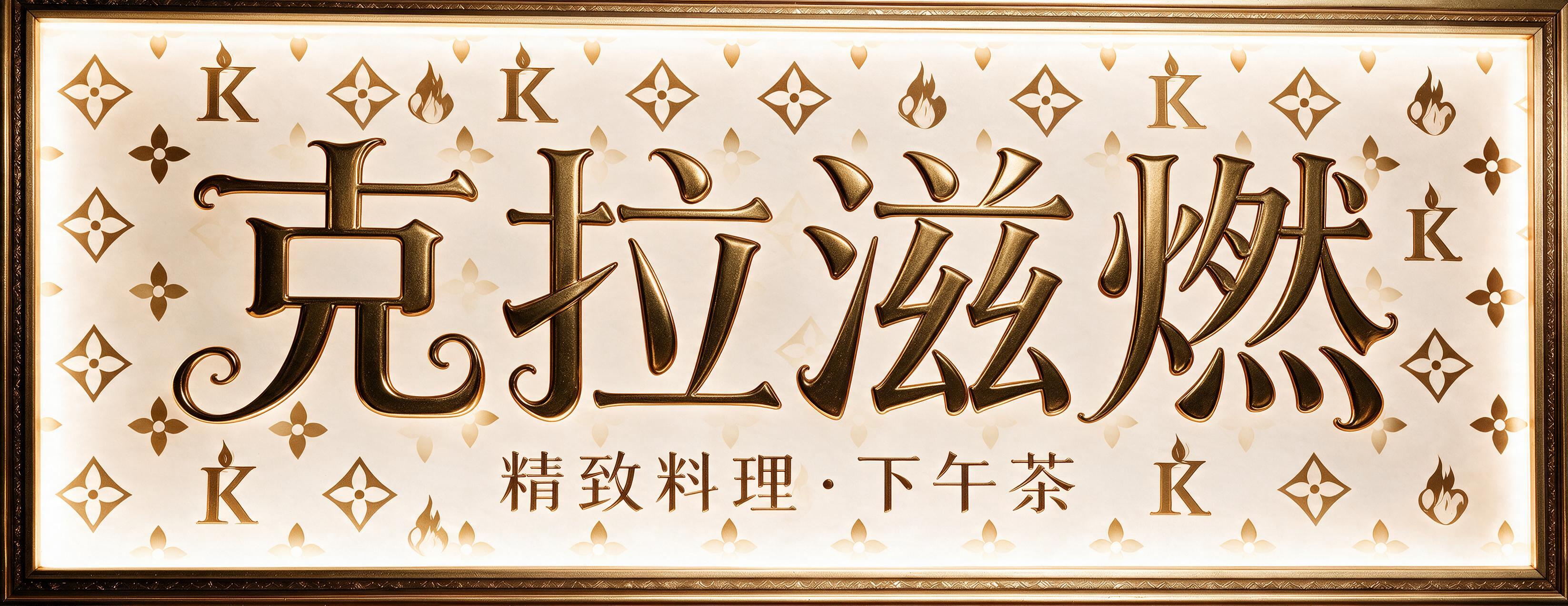 保持这张灯箱的灯箱发光效果、副标、边框不变。做两处优化：1.背… - 图片创意预览