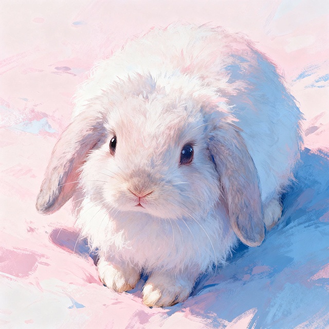 生成一张小兔子，300*300