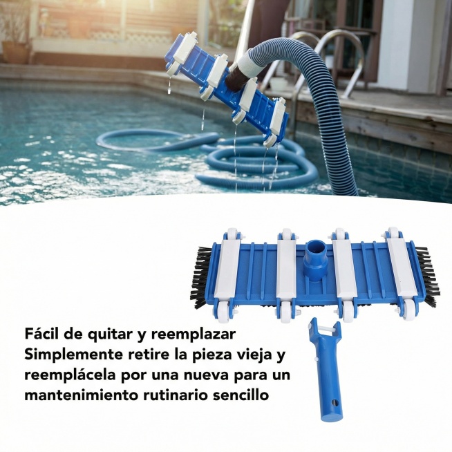 将图片中的英文替换为西班牙语："Fácil de quitar y reemplazar
Simplemente retire la pieza vieja y reemplácela por una预览效果