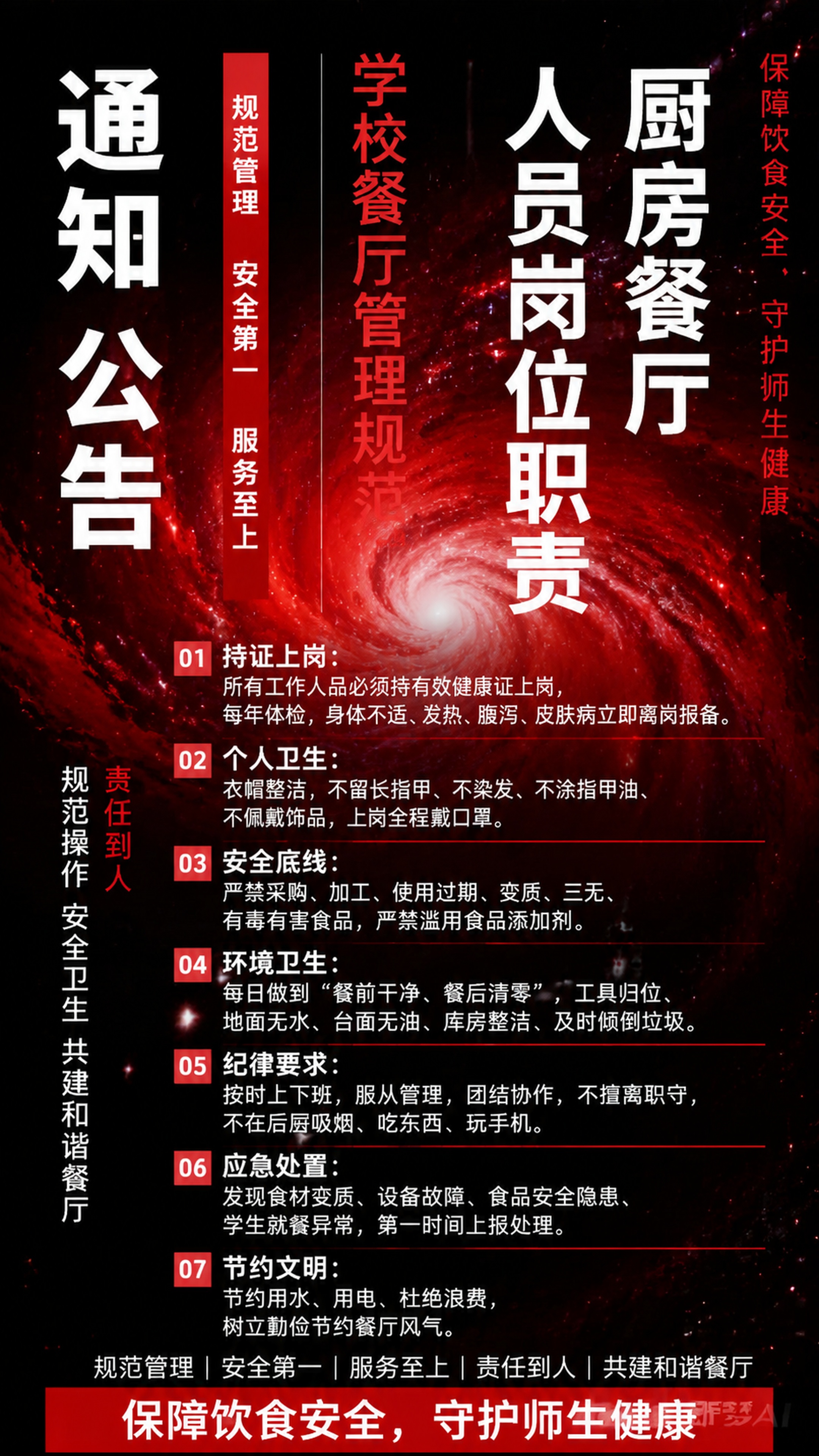 参考图提供版式骨架与红黑星云星空背景，保留红黑漩涡星系星空背景… - 图片创意预览