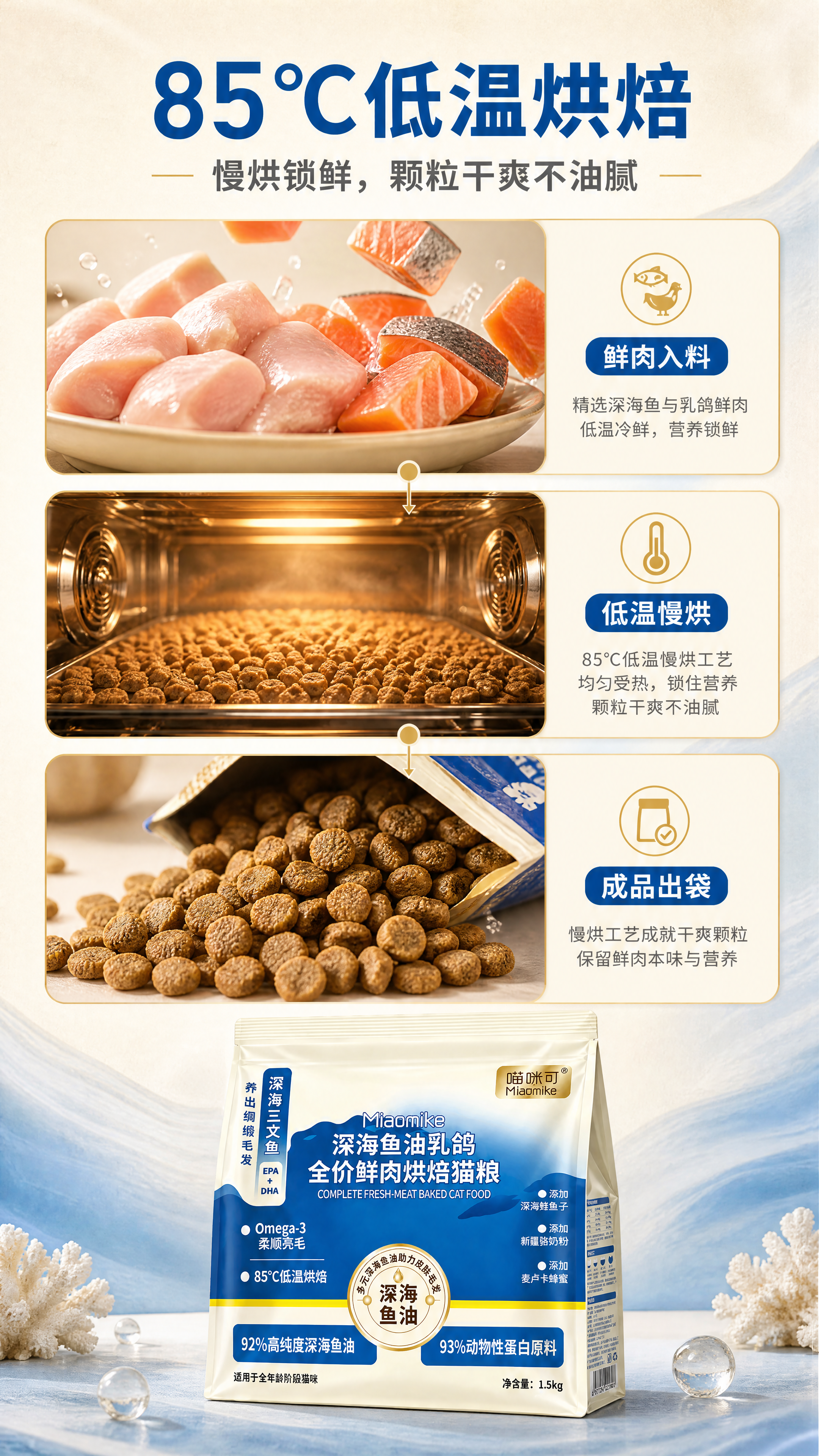 [商品] 使用【图1】喵咪可 Miomike 深海鱼油乳鸽全价… - 图片创意预览