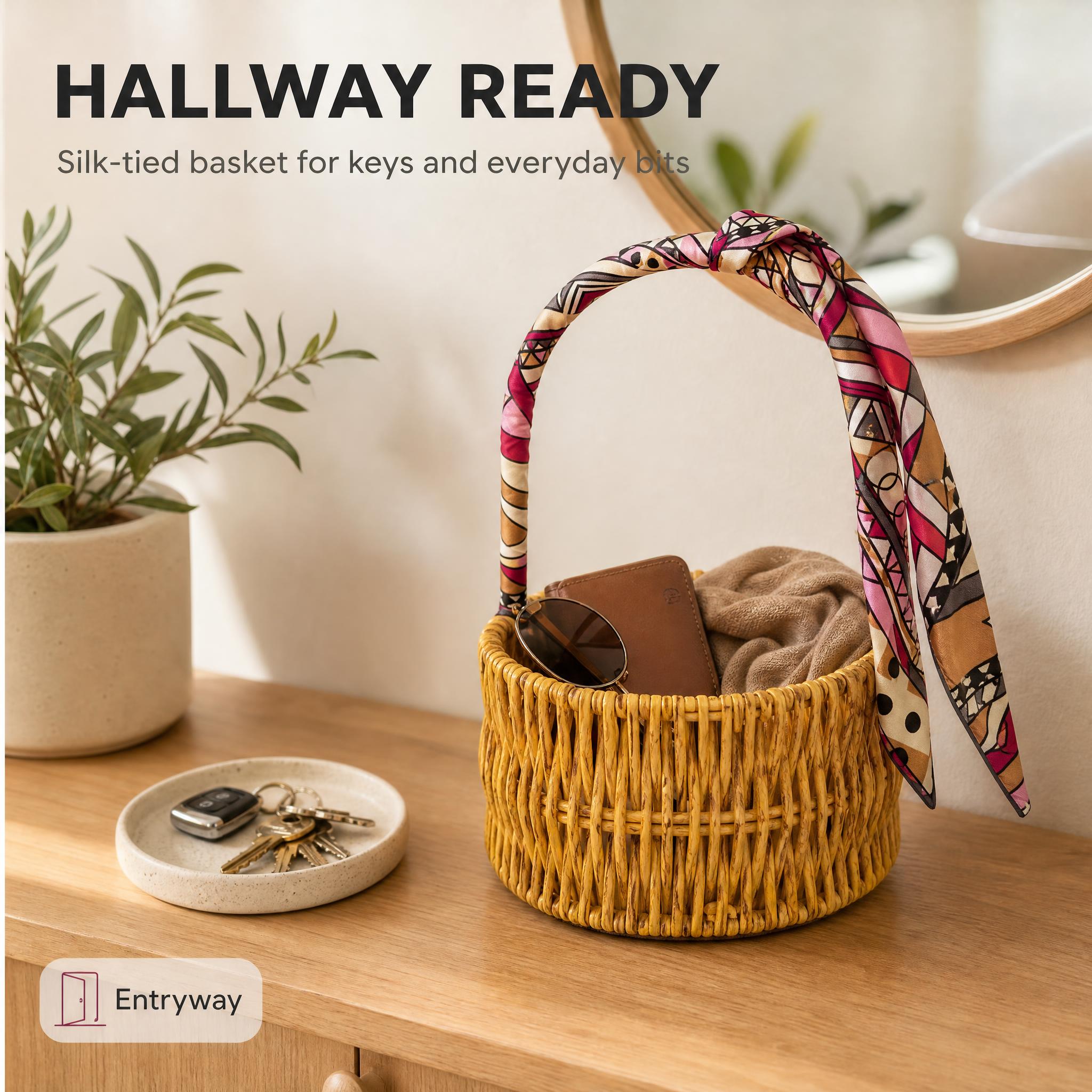 [主图-7] Round PP Rattan Storage… - 图片创意预览