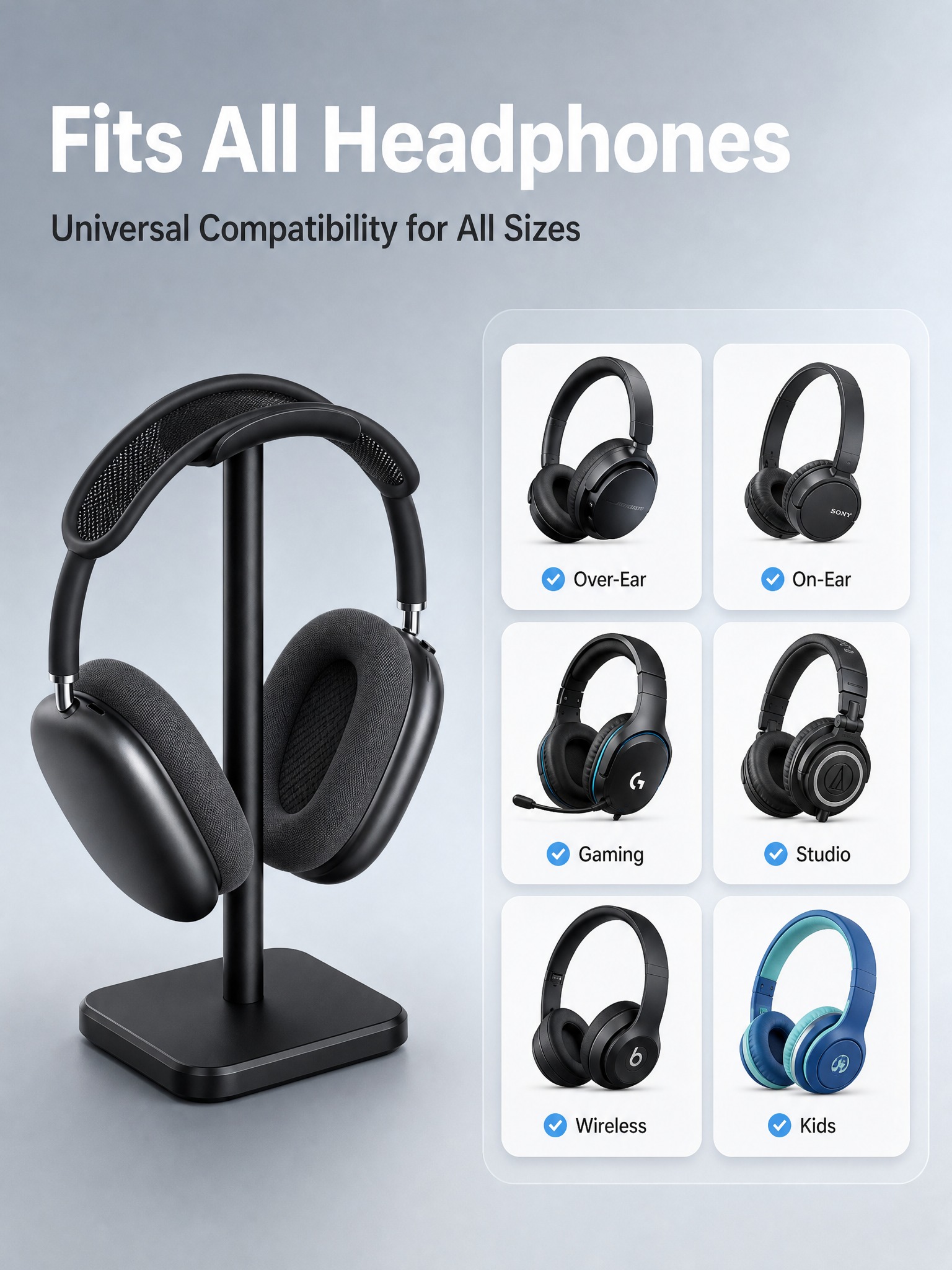 [主图-2] Headphone Stand 核心价值卖点图，… - 图片创意预览