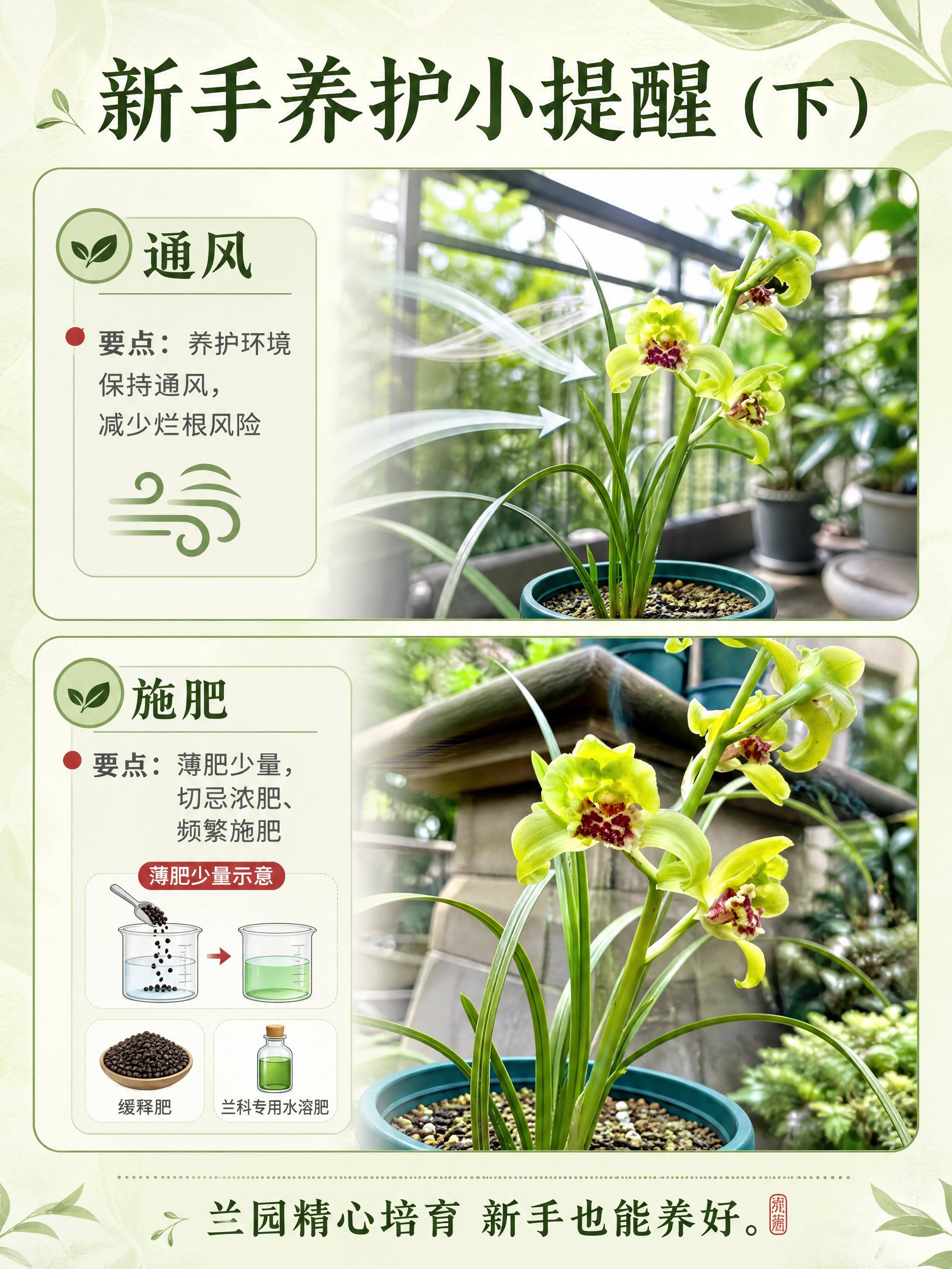 [商品] 使用【图1】老朵云蕙兰兰花苗；保留黄绿色花瓣、红色斑… - 图片创意预览