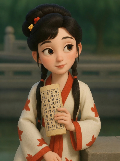 请把这张图的人物修的稍微纤瘦一点点，主要是身体纤瘦一些，面部无需改变预览效果