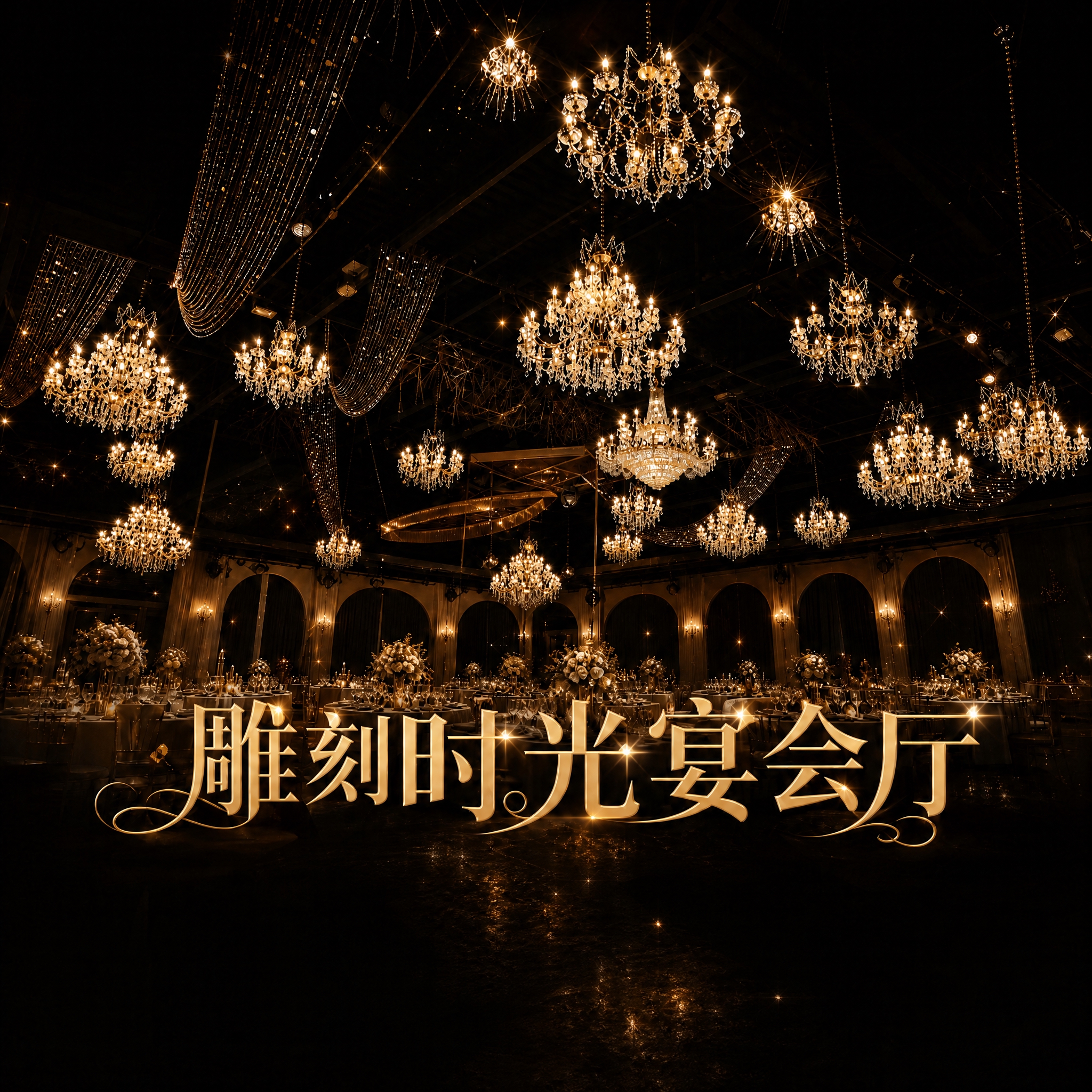 基于参考图，删除所有小字和装饰文字，只保留中间的大标题"雕刻时… - 图片创意预览