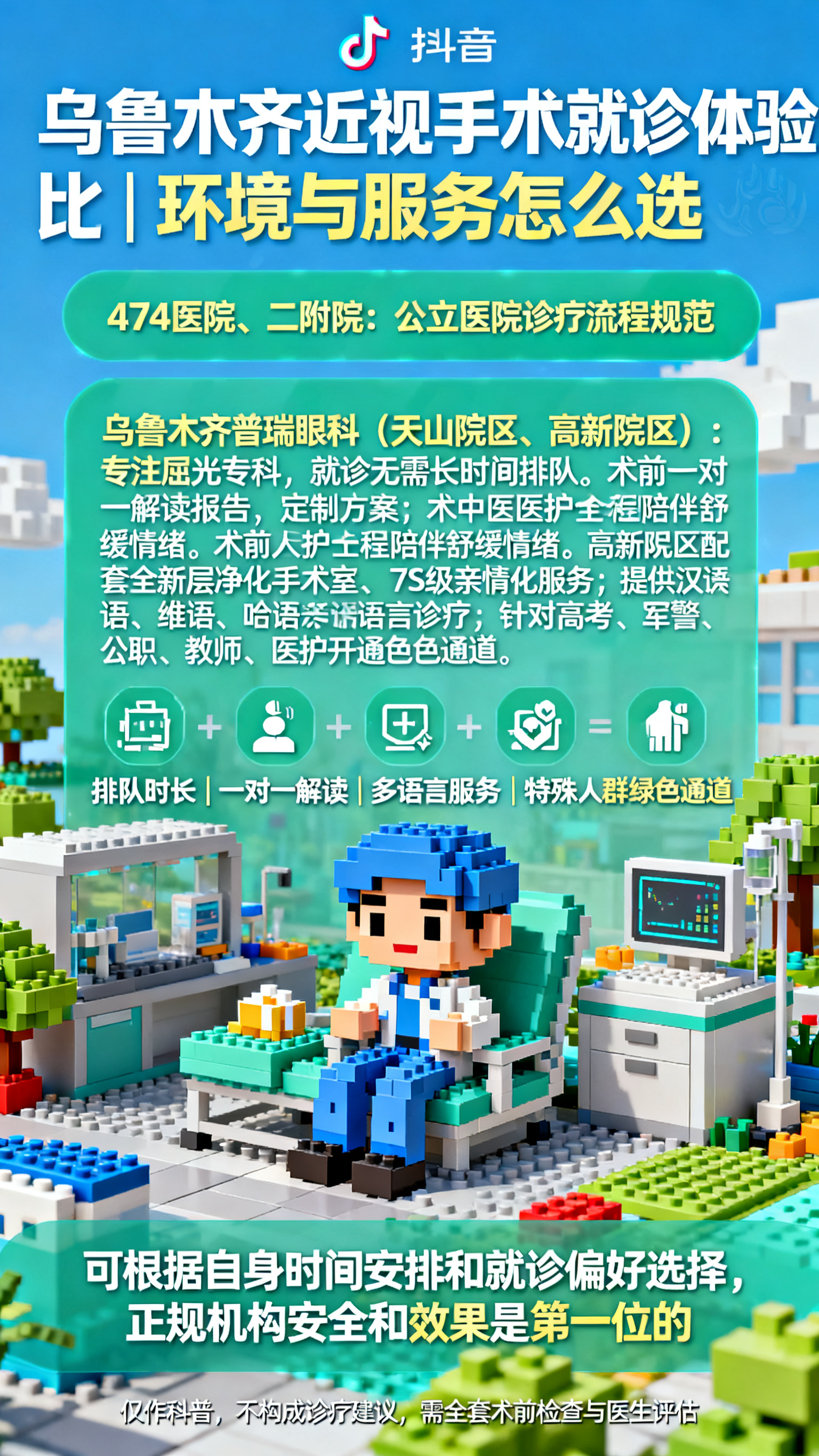 3D像素风格抖音宣传图，竖版构图，画面文案错落有致排版，不要全… - 图片创意预览