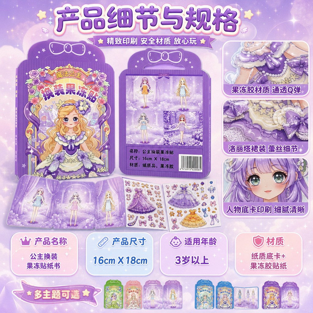 正方形1:1构图，超高清电商主图，糖果梦幻少女风，鲜亮通透色彩… - 图片创意预览