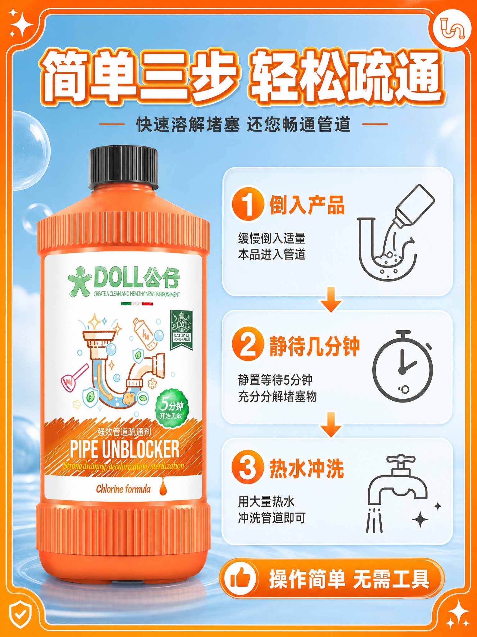 [主图-4] 使用方法步骤演示，教用户怎么用，带边框设计。 [… - 图片创意预览