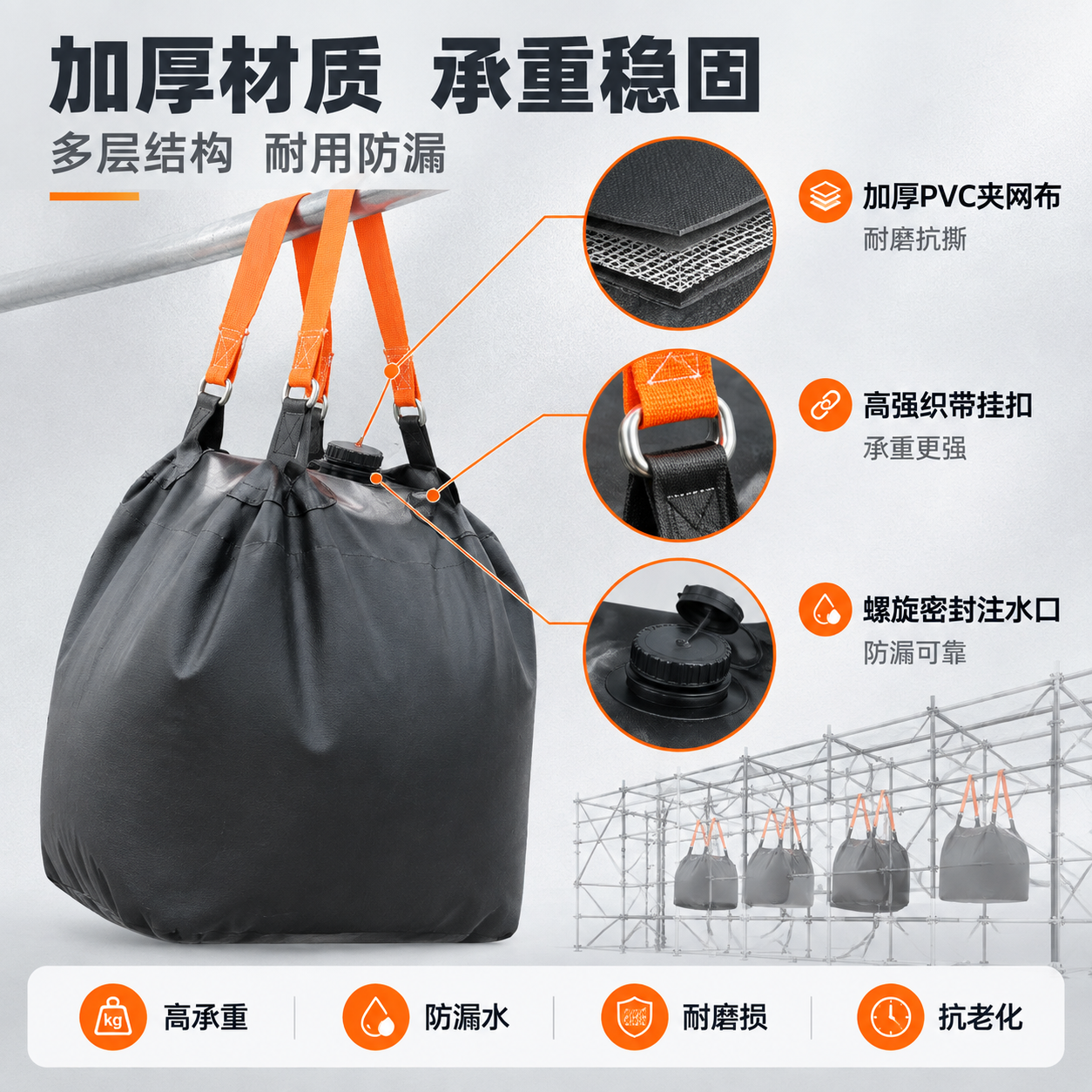 [主图-2] 核心亮点，展示加厚材质结构与承重性能，用结构证明… - 图片创意预览