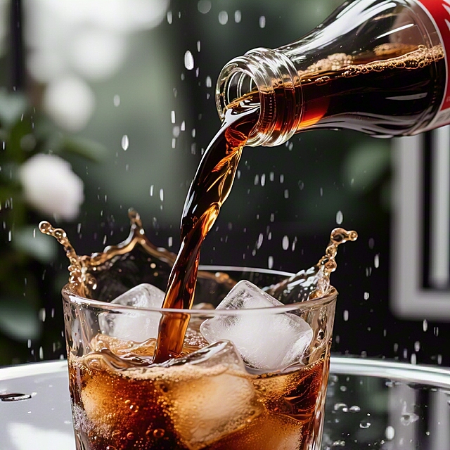 现代感液态风设计，冰块与汽水碰撞，清爽感十足。