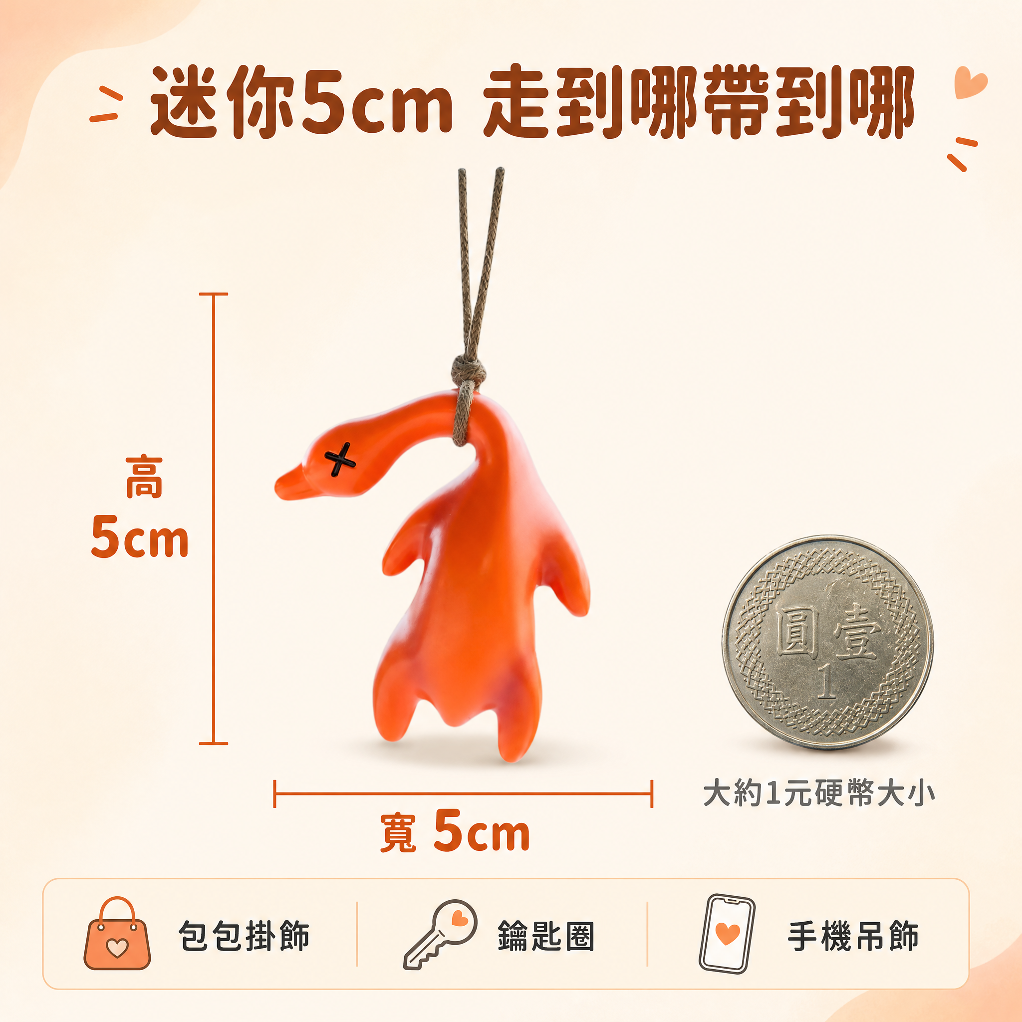 [主圖-3] 尺寸規格圖 5cm x 5cm 真實大小參考 讓… - 图片创意预览