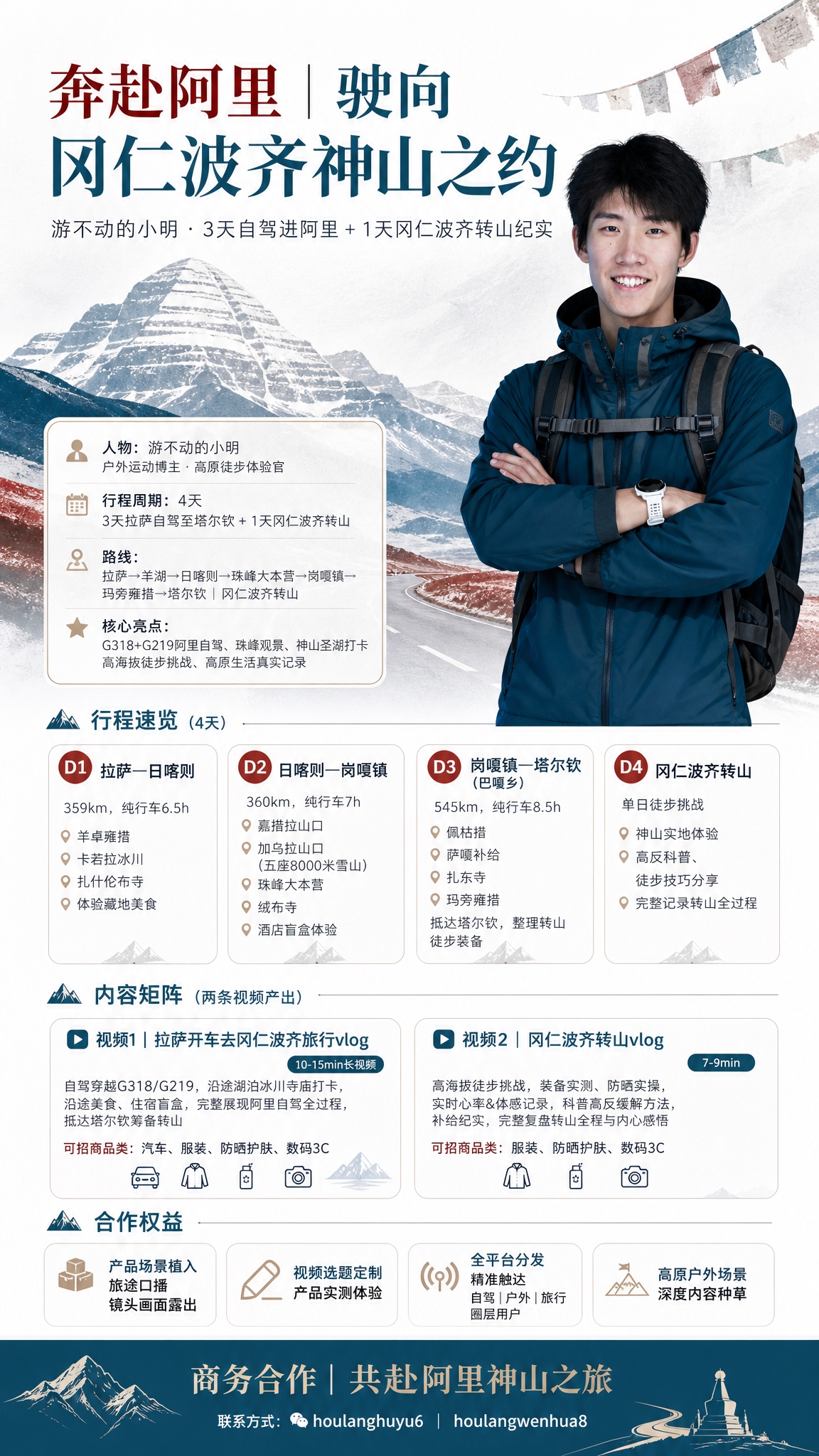 竖向9:16 OnePage 招商海报，高级感，阿里高原氛围感… - 图片创意预览