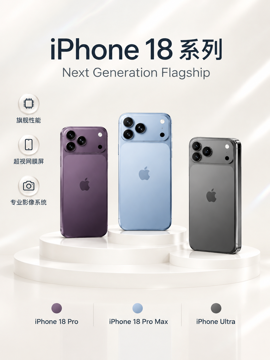 3:4竖版商业数码海报，奶白色纯色浅背景，细腻哑光珠光质感，淡… - 图片创意预览