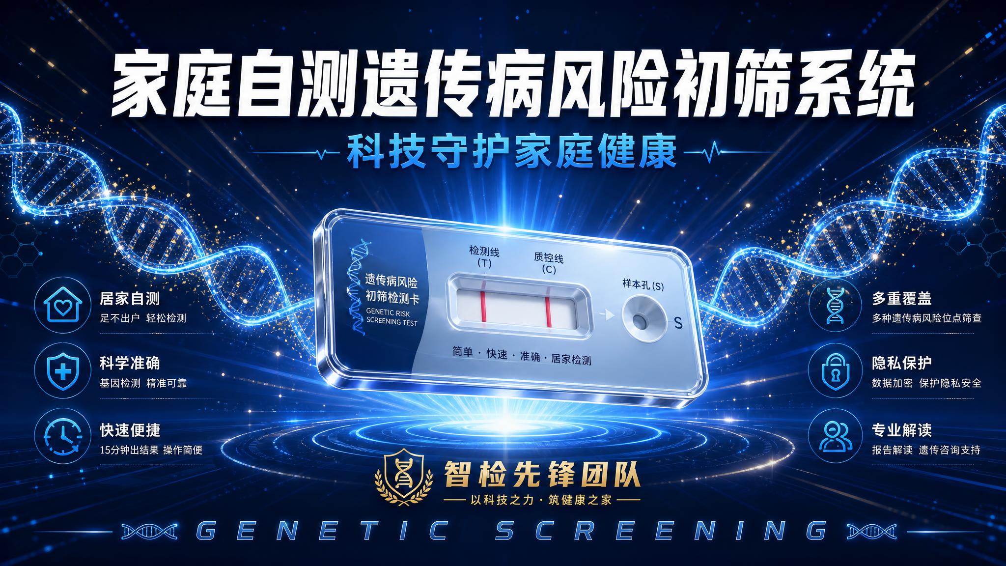 深蓝科技风格医疗健康项目路演封面海报，深海蓝渐变背景，蓝金色光… - 图片创意预览