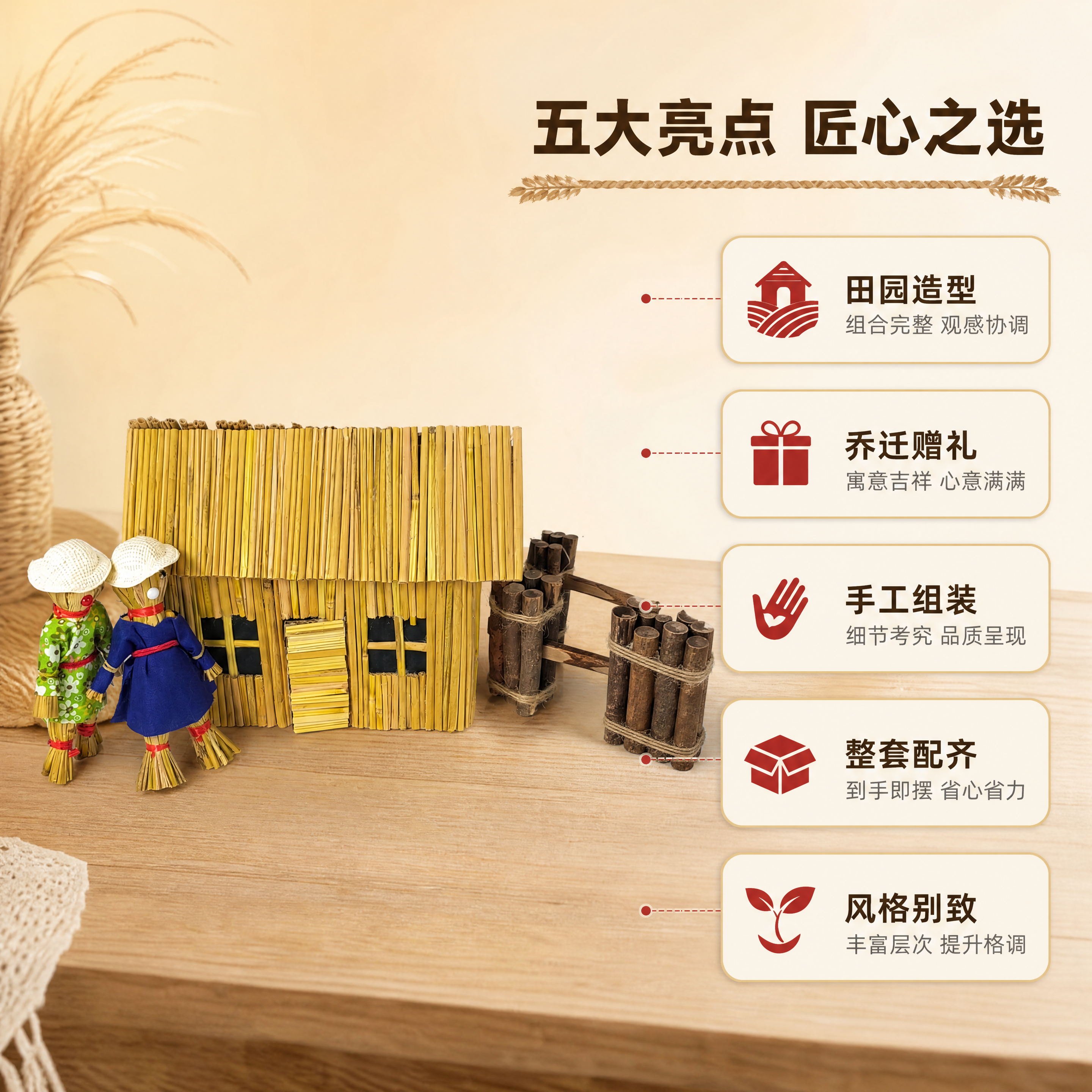 [商品] 使用【图1】稻草屋农夫院套装；保留所有部件原貌、颜色… - 图片创意预览