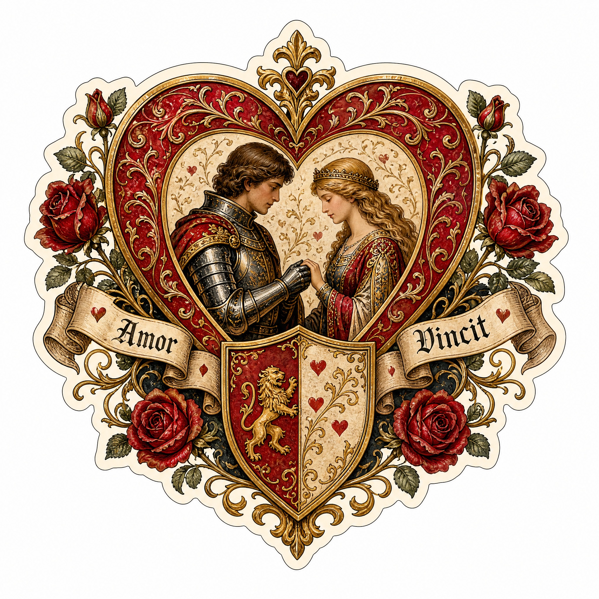 Medieval style Valentine's Day… - 图片创意预览