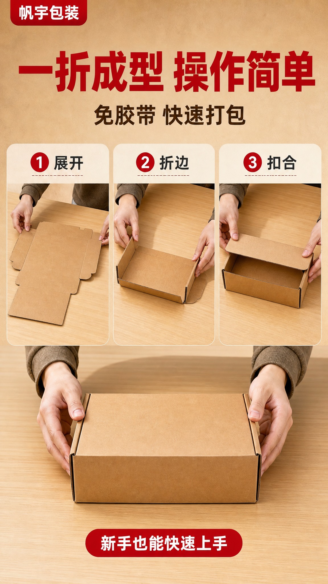 [商品] 使用【图1】帆宇包装超硬飞机盒；保留牛皮纸原色、瓦楞… - 图片创意预览