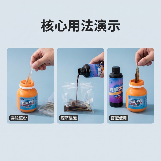 增加以下产品描述 ---  源萃 & 雾隐：专为国内路亚开发的诱鱼方案  从实战出发，为效果而生。  我们深知国内路亚鱼情的独特之处。源萃与雾隐，专为国内路亚爱好者开发，采用“靶向诱食信号技术”，经过预览效果