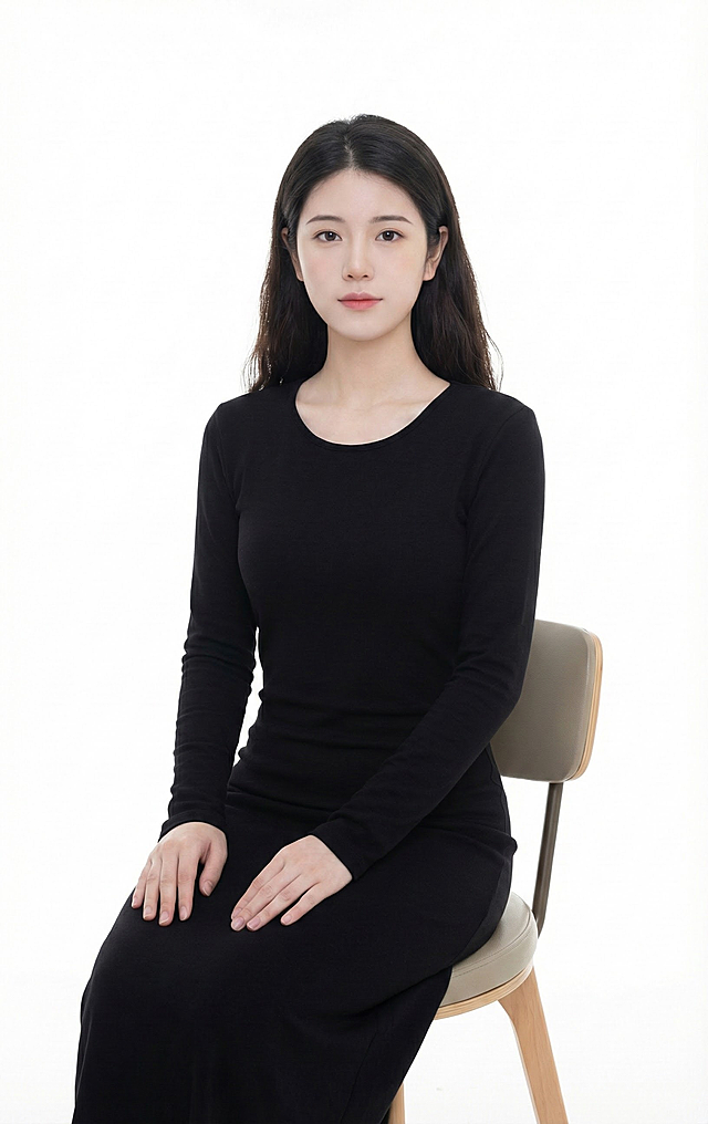 补全身体 背景为纯白色