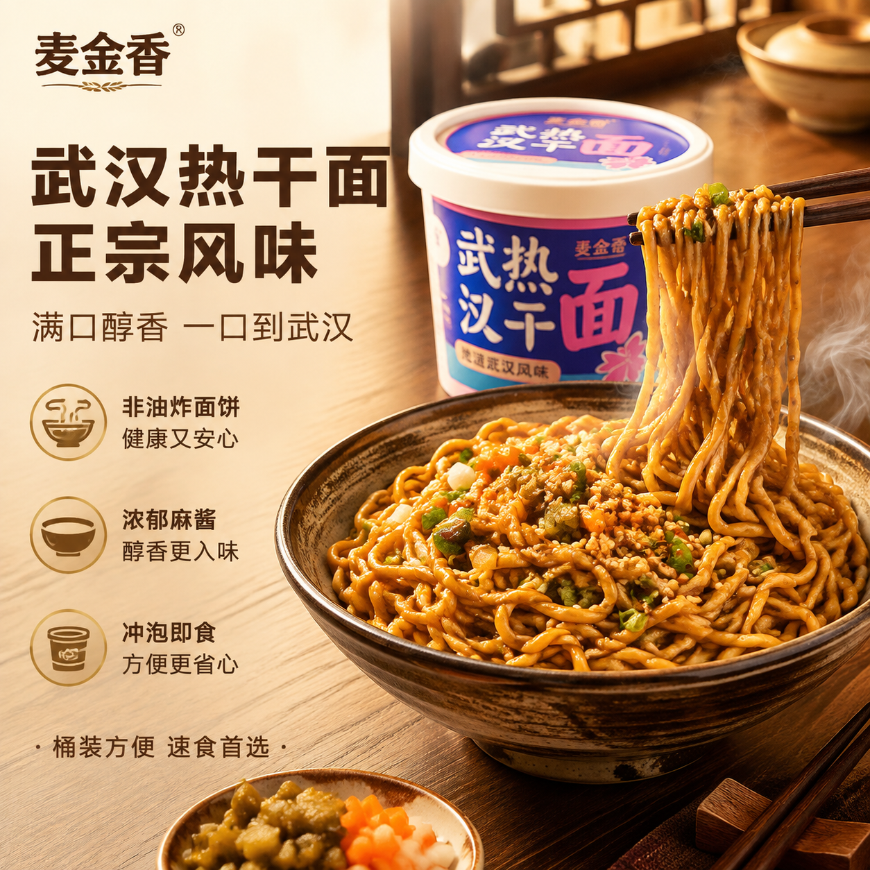 [主图-1] 首图点击率 武汉热干面 食欲诱惑 [统一基调]… - 图片创意预览