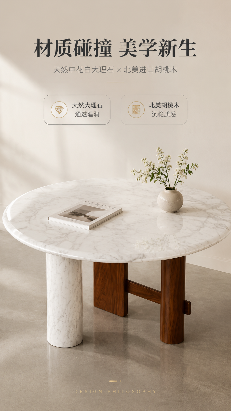 [商品] 使用【图1】DT-6622B圆形餐桌；保留圆形桌面、… - 图片创意预览