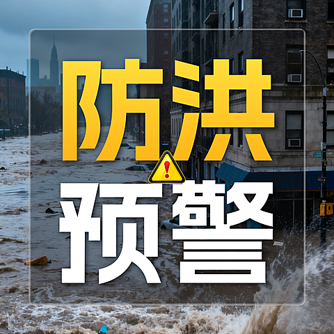 台风暴雨防洪防汛预警通知公众号次图