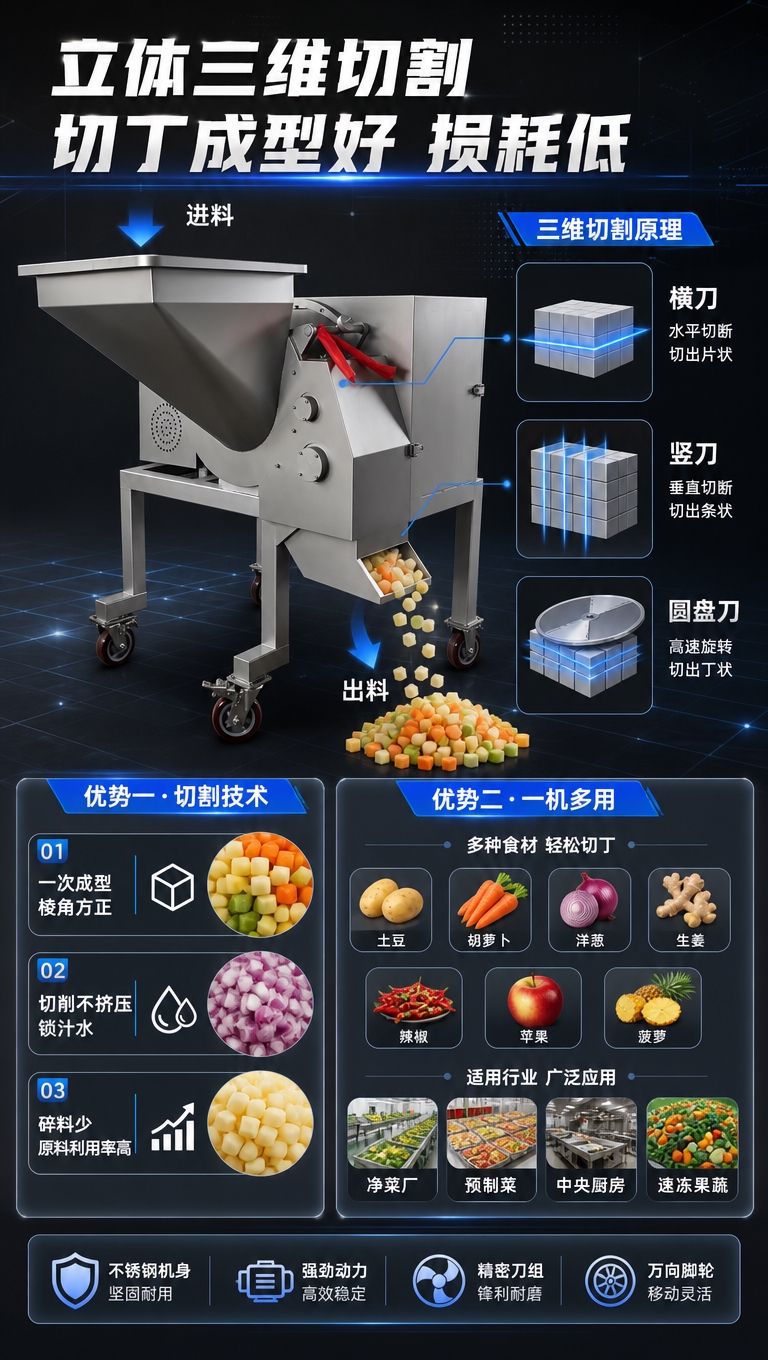 [商品] 使用【图2】【图3】蔬菜切丁机；保留进料斗、刀箱结构… - 图片创意预览
